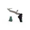 Timney Triggers Alpha Competition Trigger, Glock 17/19/19X/22/23/26/27/33/34/35/44/45 Gen 5, Green, Alpha Glock 5 - Green