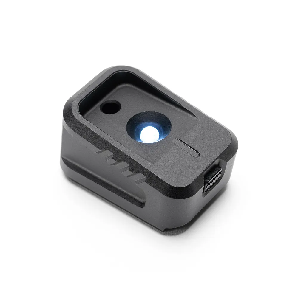 Strike Industries - Magazine Foot EMP LED for Glock with Flashlight - SI-EMP-LED-BK