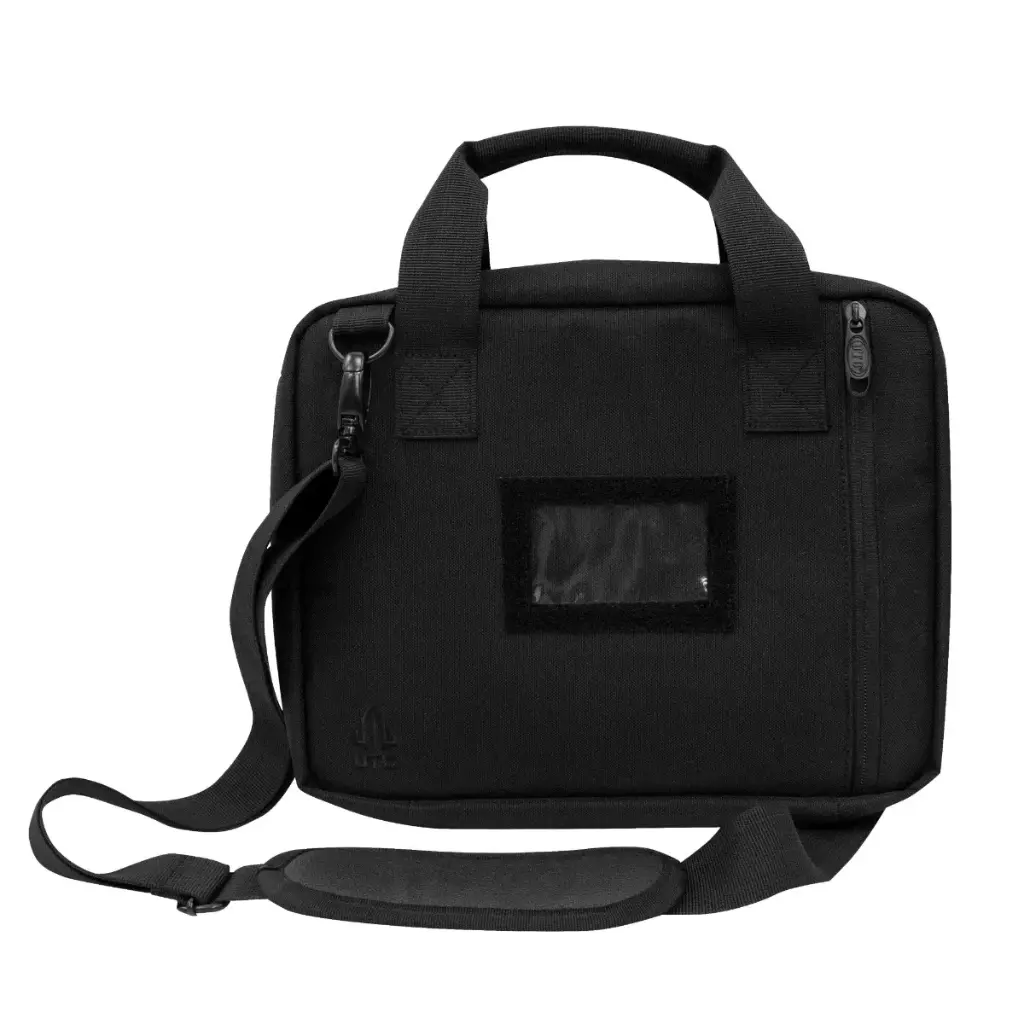 [PVC-PC05B] UTG® Competition Shooter's Double Pistol Case, Black