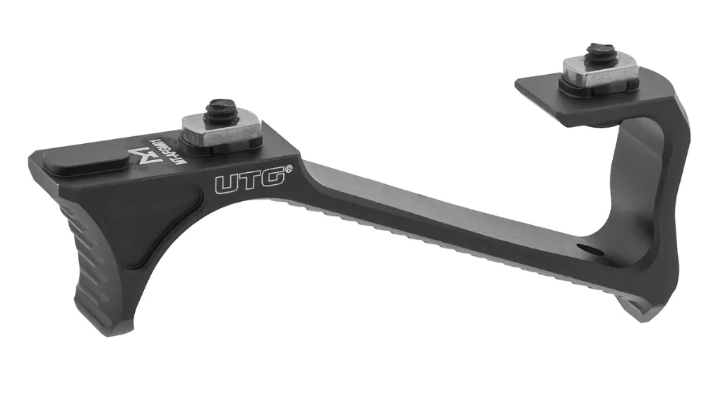 Leapers UTG Ultra Slim Angled Foregrip, M-LOK, Matte Black, MT-AFGM01