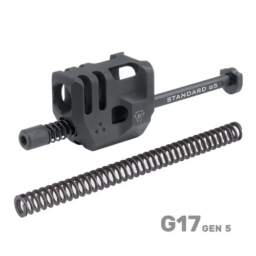 [SI-G5-MDCOMP-S] Strike Industries G5 Mass Driver Compensator, Glock 17, Standard, Black, One Size, SI-G5-MDCOMP-S