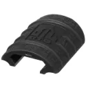 UTG® Picatinny Rail Covers, Black, 12/Pack RB-HP12B-B