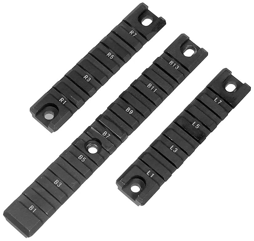 [MNT-P503] UTG® Picatinny Rail Set, 1 Long/2 Short Rails, for G36 - MNT-P503