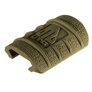 [RB-HP12D-B] UTG Low Profile Max Security Rubber Rail Guard, 12pcs, FDE - RB-HP12D-B