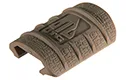 [RB-HP12D-B] UTG Low Profile Max Security Rubber Rail Guard, 12pcs, FDE - RB-HP12D-B