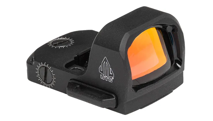 [OP-RMR20CTS] UTG® OP3 Micro SLS, Red 4 MOA Single Dot, Side Loading, Sensor, for RMR® - OP-RMR20CTS