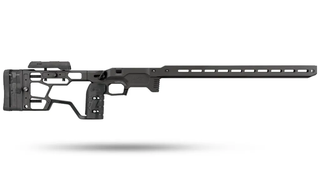 [106828-BLK] MDT ACC Elite Chassis System, REM700 LA CIP 3.850", RH, Black, 106828-BLK