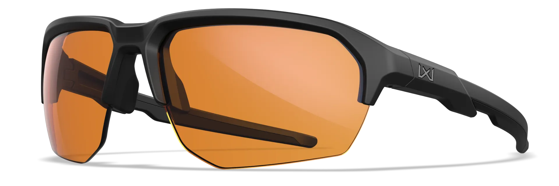 Wiley X WX JAKL Lenses: Grey/Clear/Light Rust - Matte Black Frame - CHJKL08
