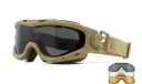 Wiley X SPEAR Dual Lens - Grey Clear Rust Lenses - Tan Frame - SP293DLT