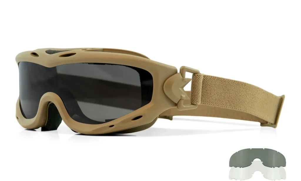 [SP29T] Wiley X SPEAR Smoke Grey/ Clear Lenses - Tan Frame - SP29T