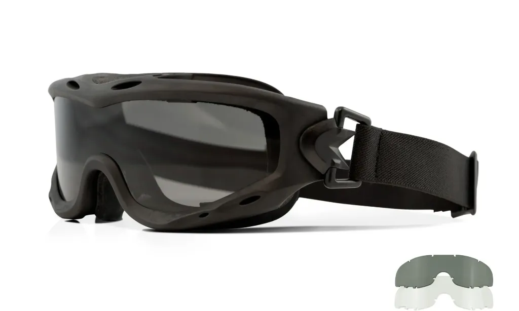 [SP29B] Wiley X SPEAR Smoke Grey/ Clear Lenses - Matte Black Frame - SP29B
