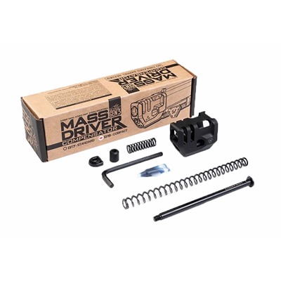 Strike Industries G4 Mass Driver Barrel Compensator, Compact Glock, Black, One Size, SI-G4-MDCOMP-C