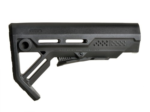 [SI-STRIKE-ES-MOD1BK-BK] Strike Industries Mod-1 AR/15/M16 Carbine MIL SPEC Stock - Black - SI-STRIKE-ES-MOD1BK-BK