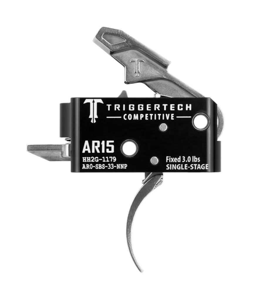[AR0-SBS-33-NNP] TriggerTech AR-15 Competitive Trigger - Single stage - 3.0 lbs