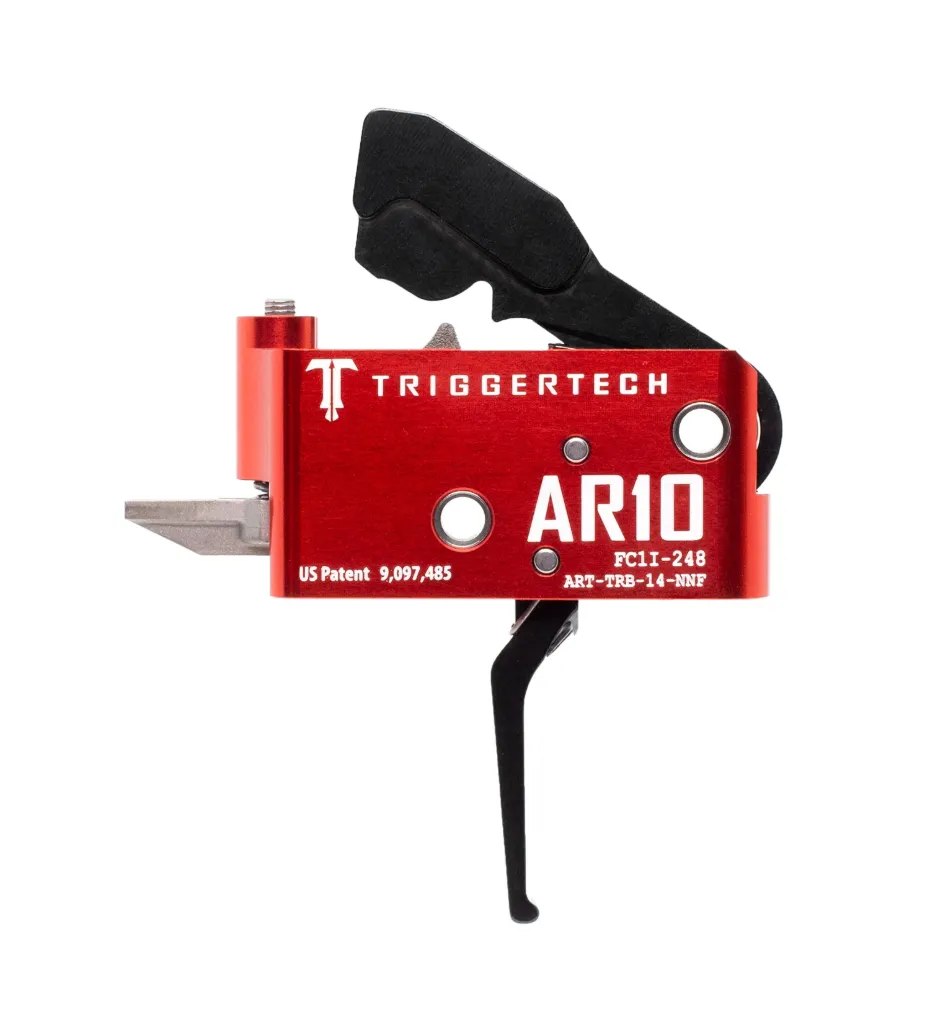 [ART-TRB-14-NNF] TriggerTech AR-10 Diamond - Black Flat Trigger - 2-stage - 1.5 - 4.0 lbs