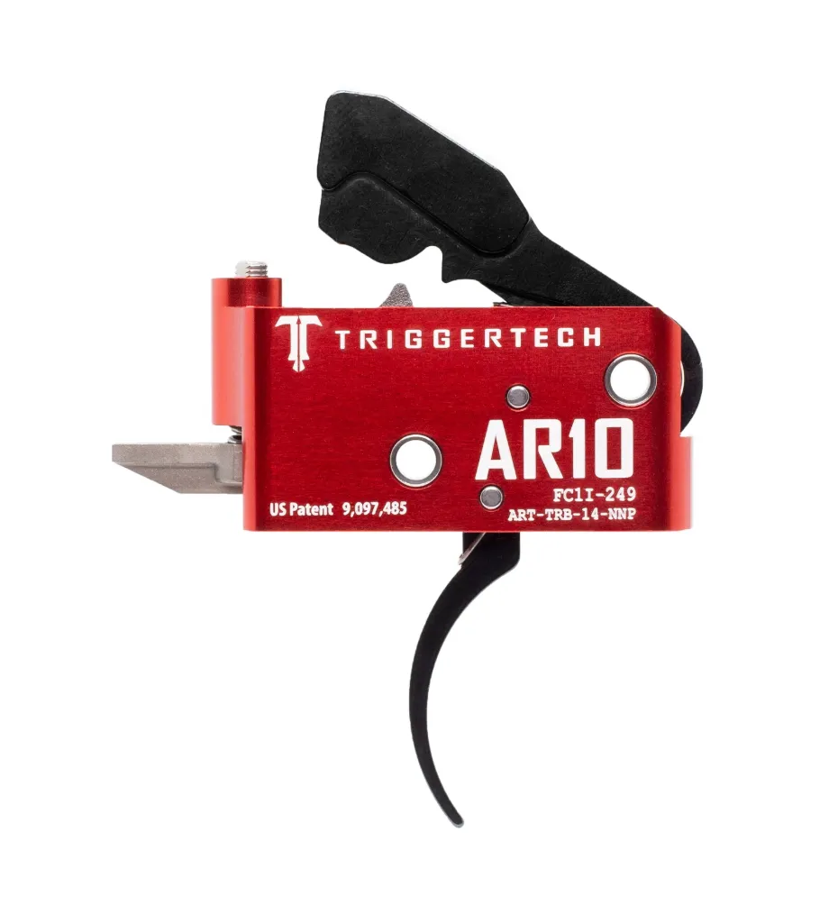 [ART-TRB-14-NNP] TriggerTech AR-10 Diamond - Black Pro Curved Trigger - 2-stage - 1.5 - 4.0 lbs