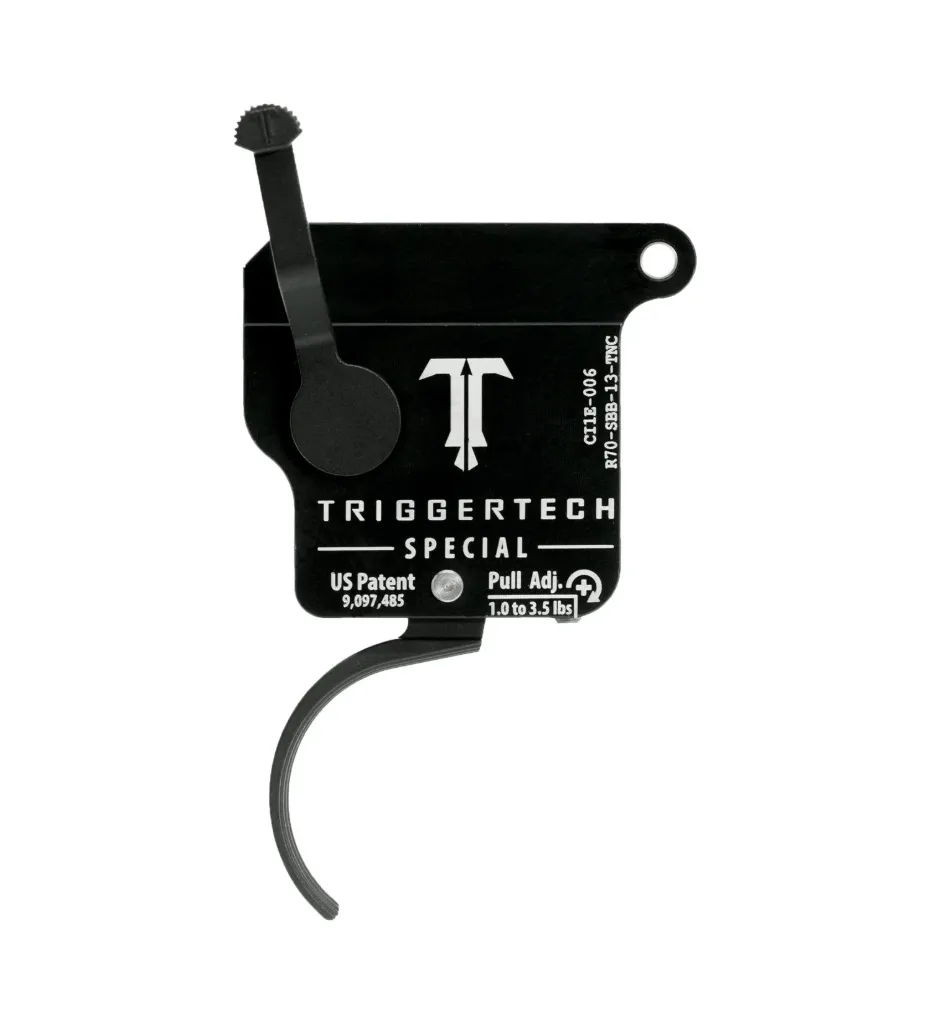 [R70-SBB-13-TNC] TriggerTech Special - Remington 700 - 1.0-3.5 lbs - Right Hand - Curved Black Trigger
