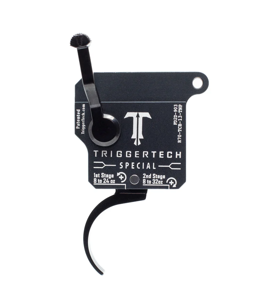 [R70-TCB-13-TNP] TriggerTech Special - REM 700 - RH - PVD Pro Curved Black - two-stage