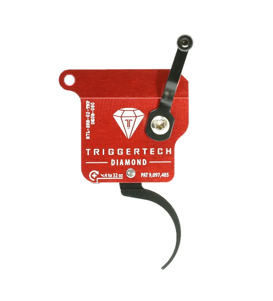[R7L-SRB-02-TNP] TriggerTech Diamond - REM 700 - LH - Pro Curved Black Trigger - 1-stage