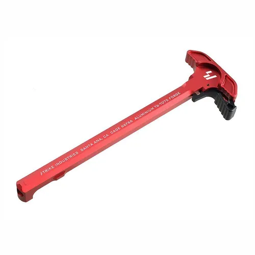 Strike Industries - Charging Handle with Extended Latch - RED - ARCH-EL-RED