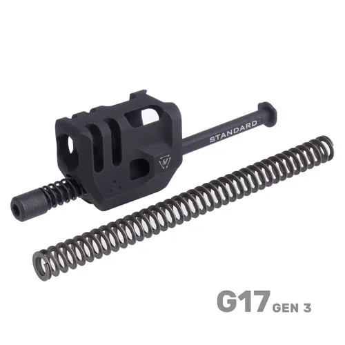 Strike Industries - Mass Driver Comp for Glock 17 Gen3 - Black - SI-G3-MDCOMP-S