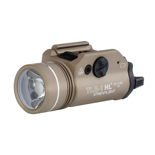 [L-69266] Streamlight - Tactical Weapon Flashlight LED TLR-1 HL - 1000 lm - Picatinny - FDE - L-69266