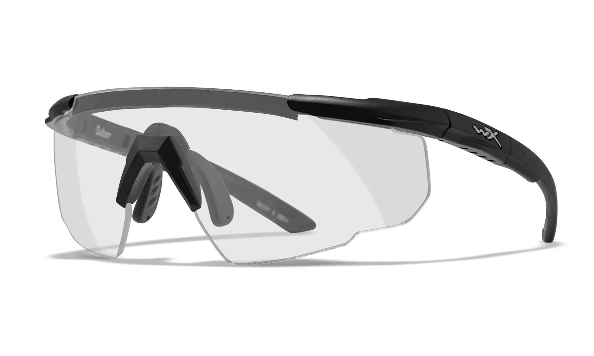 Wiley X SABER ADVANCED Clear Lenses -Matte Black Frame w/Bag - 303