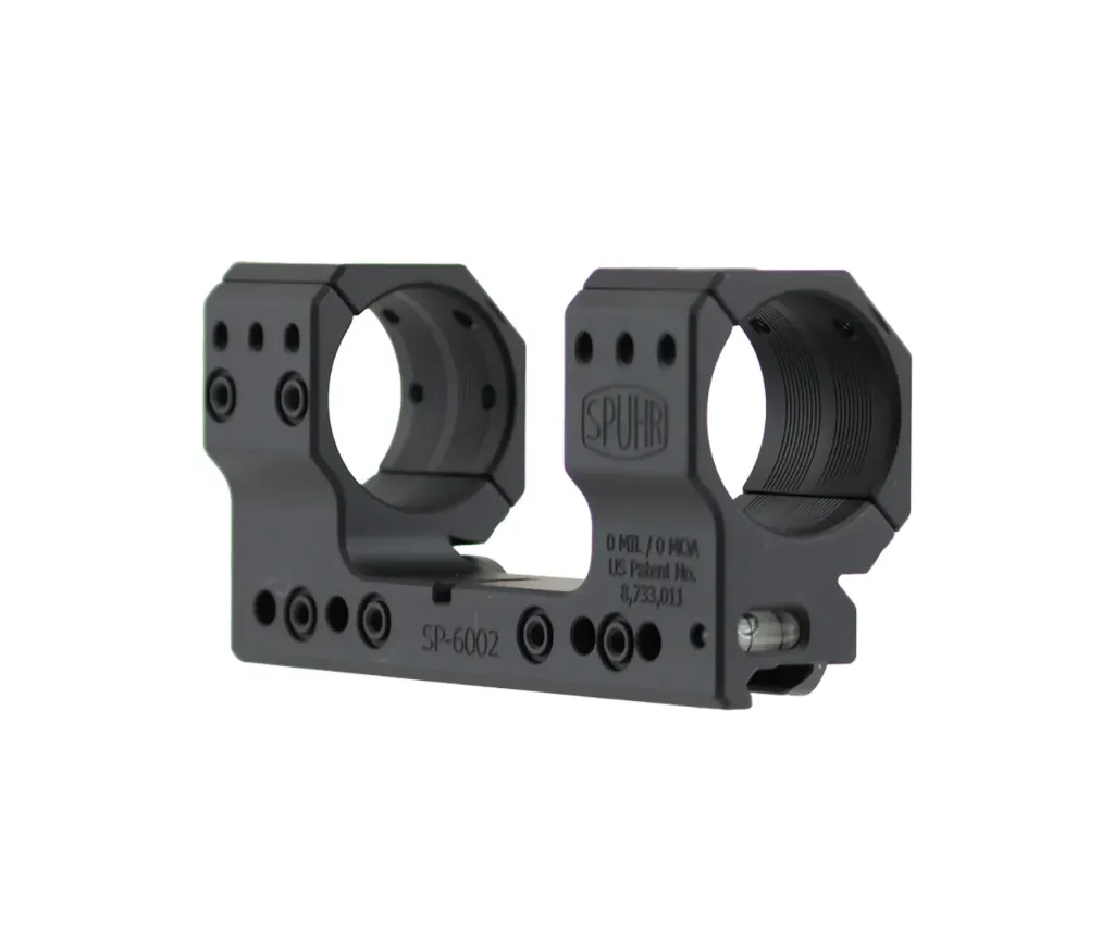 [SP-6002M] Spuhr Scope Mount Ø36 H38mm/1.5" 0MIL/0MOA Picatinny - SP-6002M