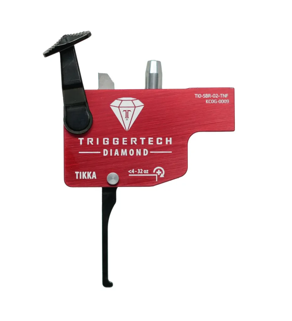 TriggerTech Diamond - Tikka - RH - PVD Black Flat - 1-stage - TI0-SRB-02-TNF