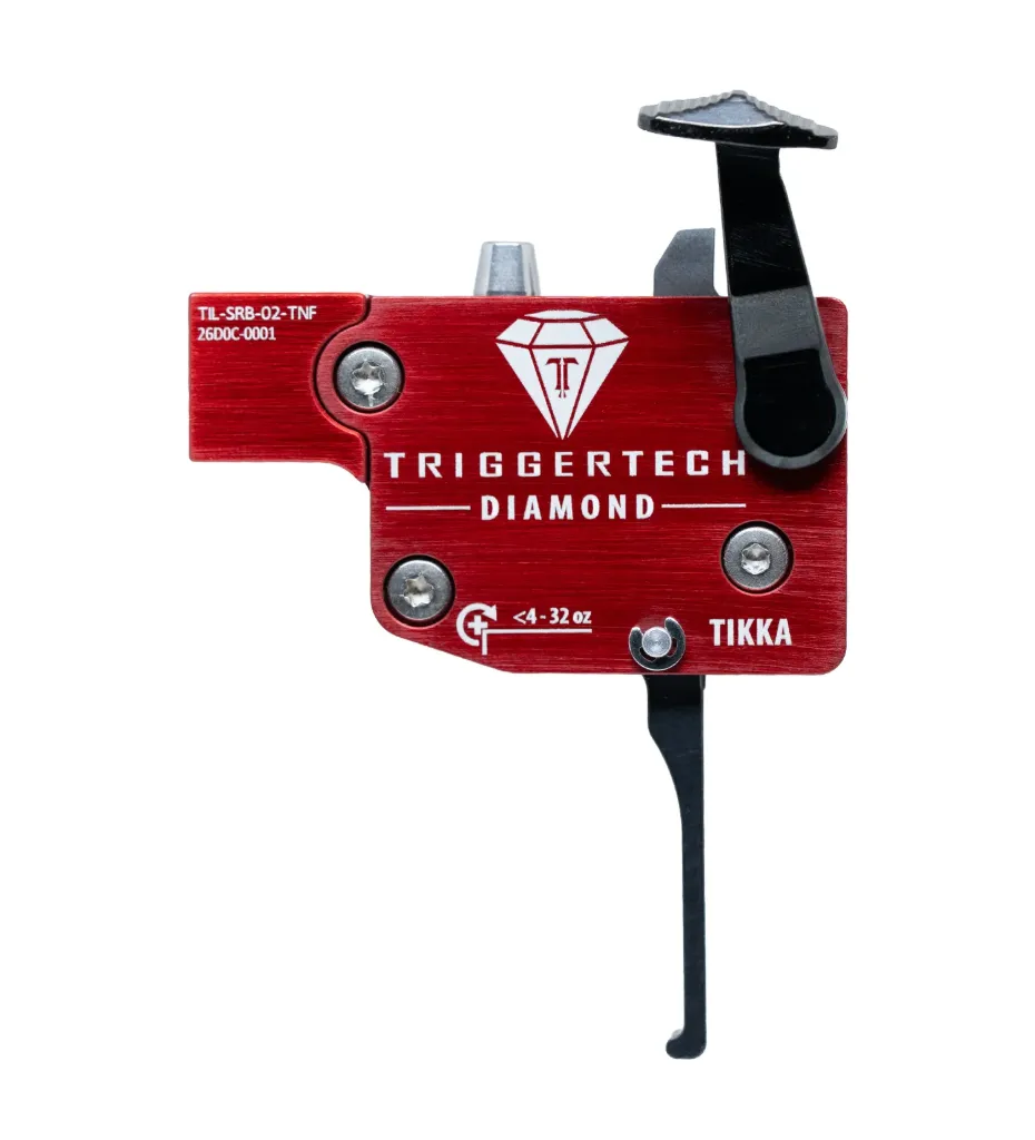 TriggerTech Diamond - Tikka - LH - PVD Black Flat - 1-stage - TIL-SRB-02-TNF