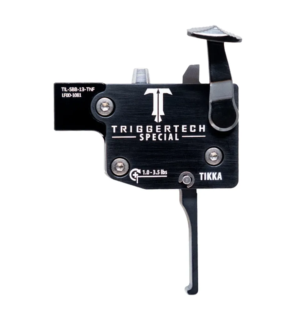 TriggerTech Special - Tikka - LH - PVD Black Flat - 1-stage - TIL-SBB-13-TNF
