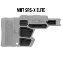 MDT Buttstock - Skeleton Rifle Stock - Fixed - SRS Lite - BLK -102669-BLK