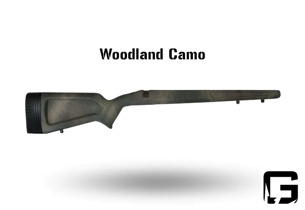 Grayboe Eagle - Rem 700 SA - Painted Woodland Camo - EA105-31