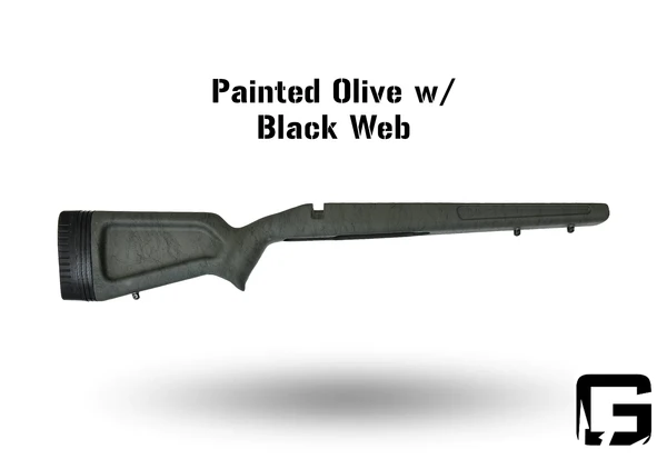 Grayboe Eagle - Rem 700 LA-Painted Olive w/ Black Web-EA205-11