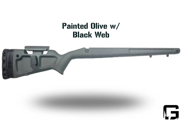 Grayboe Eagle Pro - Rem 700 SA - Painted Olive w/ Black Web - EAPRO105-11