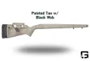 Grayboe Eagle Pro- Rem 700 LA-Universal - fits Proof Research Sendero and smaller contours-Painted Tan w/ Black Web-EAPRO205-12