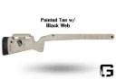 Grayboe Phoenix 2 - Rem 700 LA - Painted Tan w/ Black Web - PHX205-12
