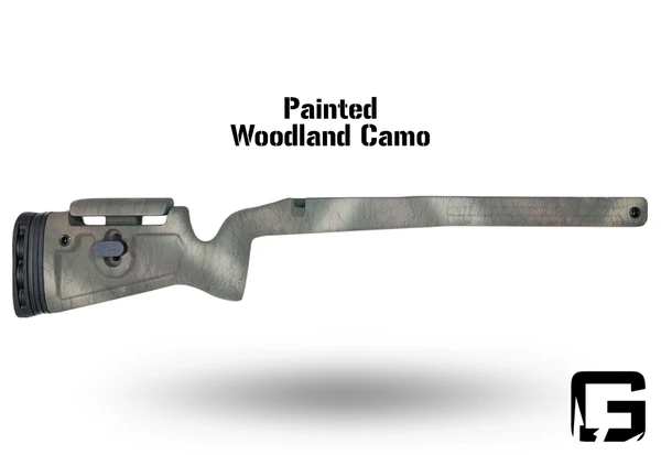 Grayboe Phoenix 2 - Rem 700 LA - Painted Woodland Camo - PHX205-31