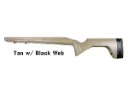 Grayboe Trekker - Rem 700 LA - Painted Tan w/ Black Web - TREK205-12