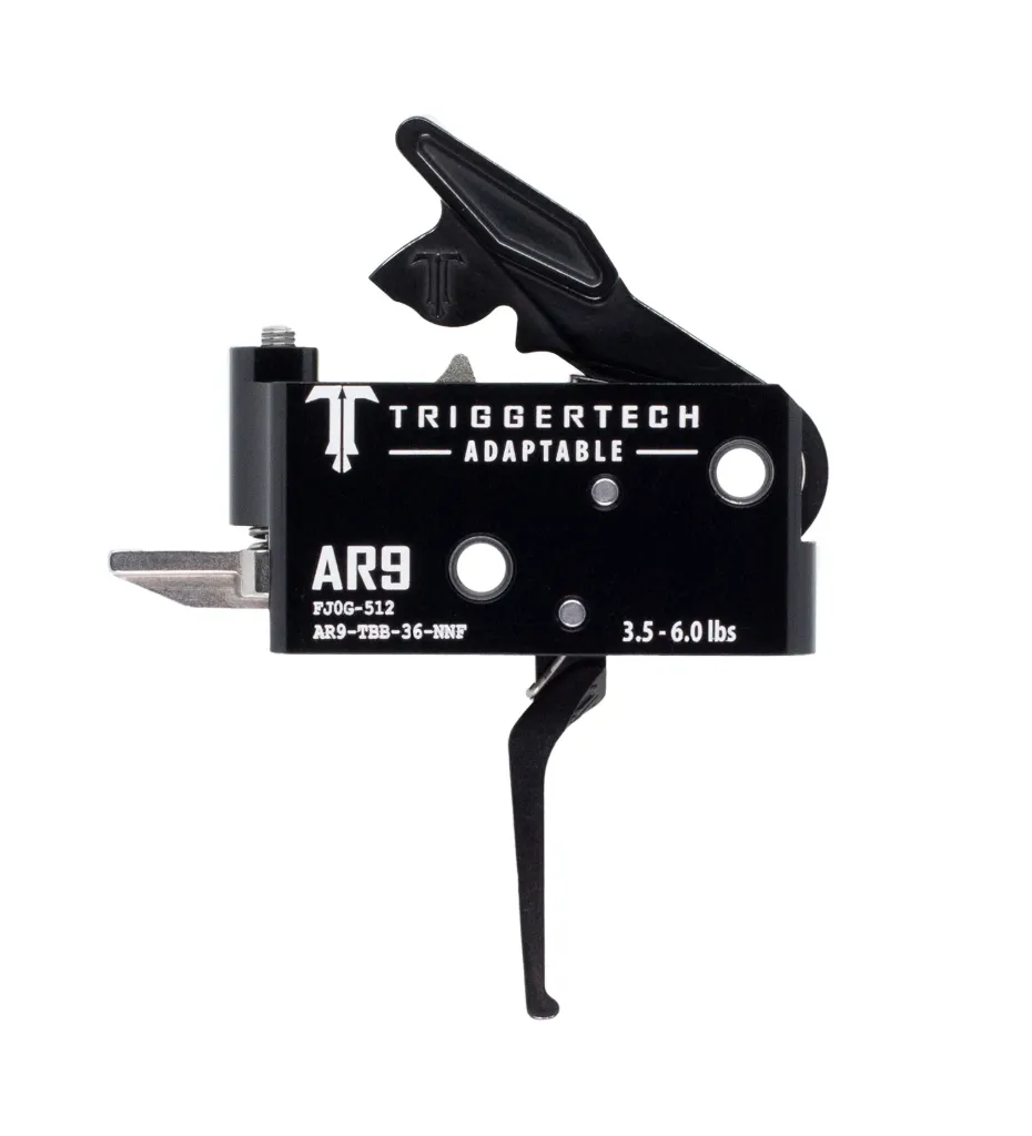 TriggerTech AR9 - Black Adaptable Flat - 3,5-6 lbs