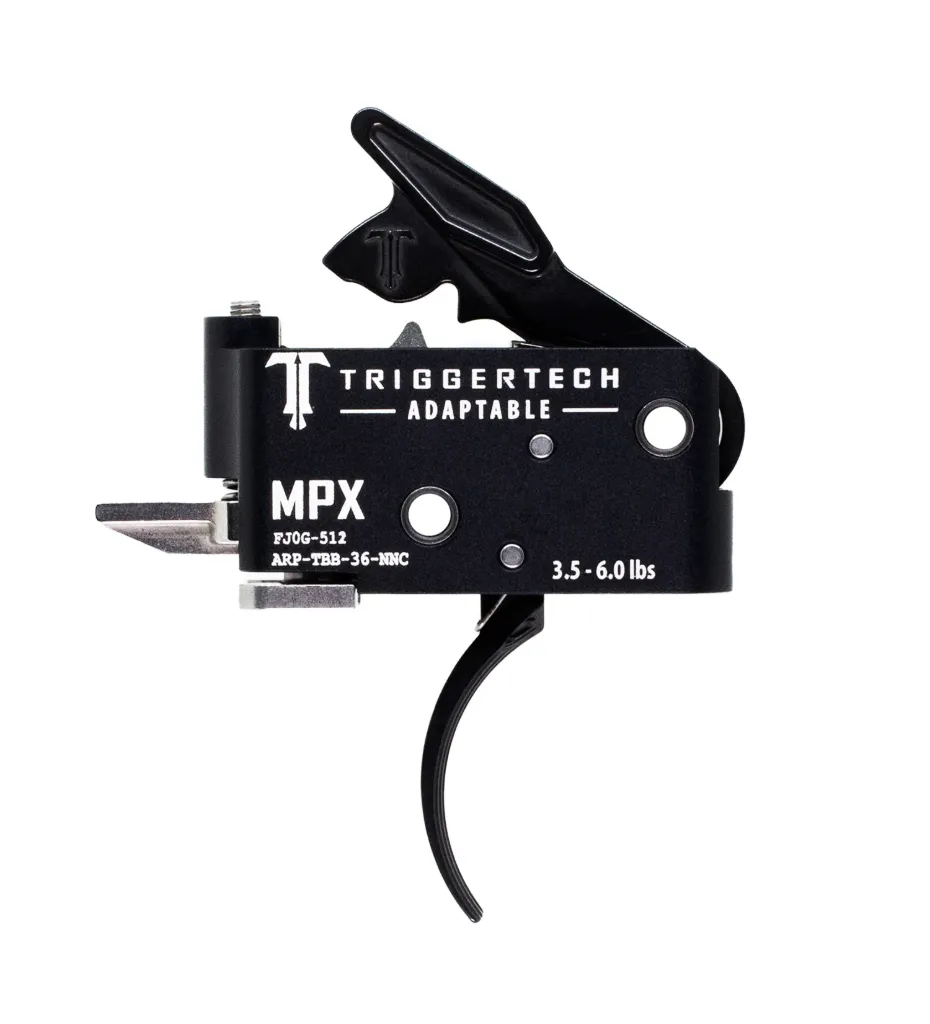 TriggerTech MPX - Black Adaptable Curved - 3,5-6 lbs