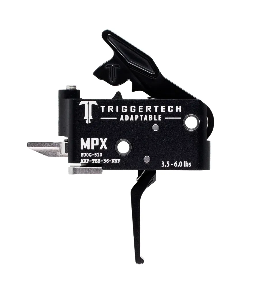 TriggerTech MPX - Black Adaptable Flat - 3,5-6 lbs