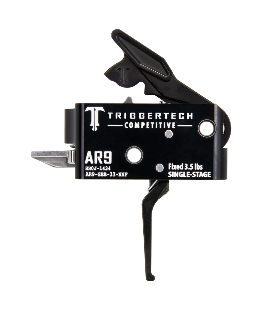 TriggerTech AR9 - Black Competitive Flat - Single staged - 3,0 lbs