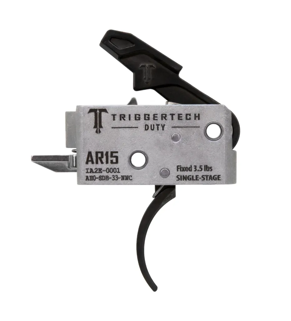 TriggerTech AR15   - Black Duty Curved - Single stage - 3,5 lbs
