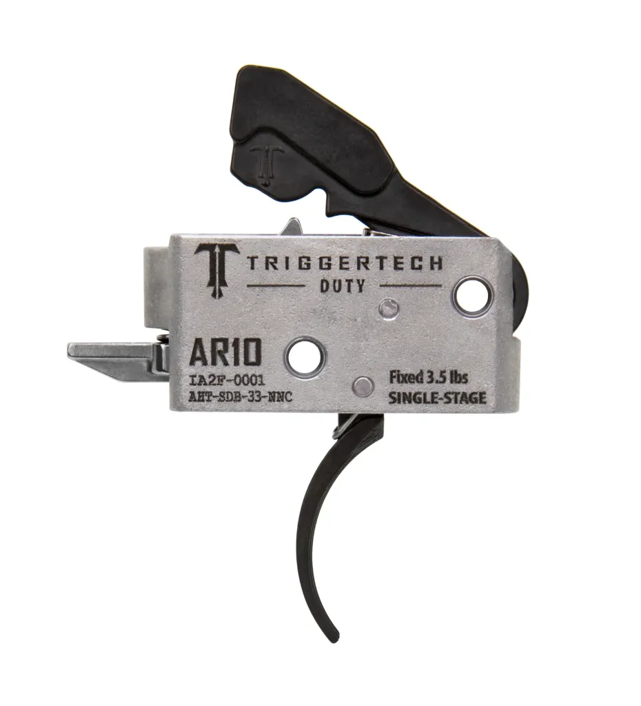 TriggerTech AR10 - Black Duty Curved - Single stage - 3,5 lbs