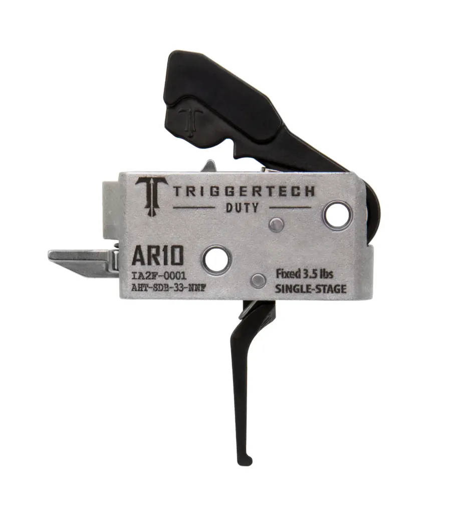 TriggerTech AR10 - Black Duty Flat - Single stage - 3,5 lbs