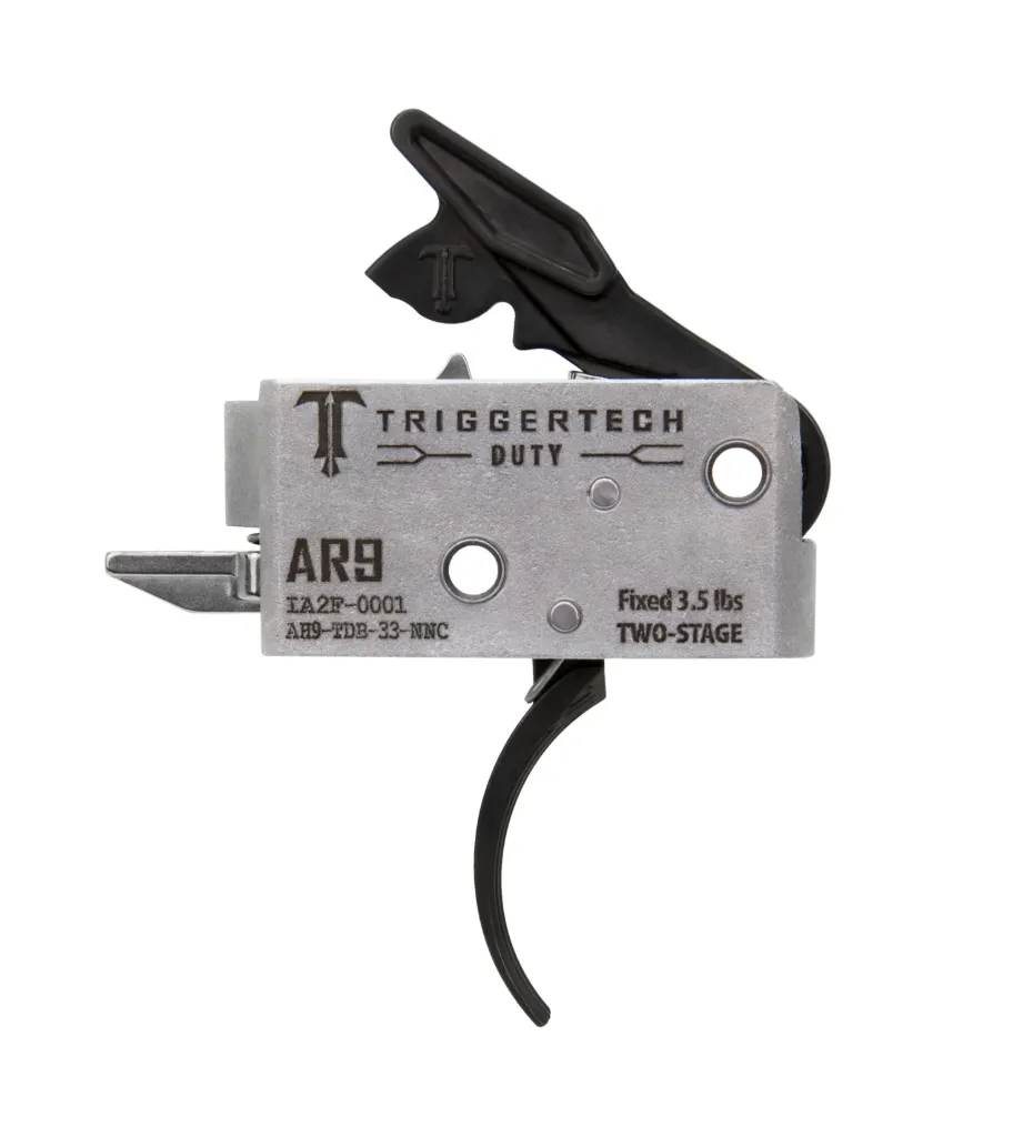 TriggerTech AR9 - Black Adaptable Curved - 2 stage - 3,5 lbs