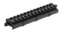 UTG® Super Slim 20 MOA Elevated Picatinny Mount, 13 Slot - MT-RSX20MOA