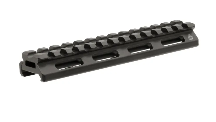 [MT-RSX5L] UTG® Super Slim Picatinny Riser Mount, 0.5" Height, 13 Slots - MT-RSX5L
