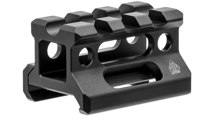[MT-RSX7S] UTG® Super Slim Picatinny Riser Mount, 0.75" Height, 3 Slots - MT-RSX7S